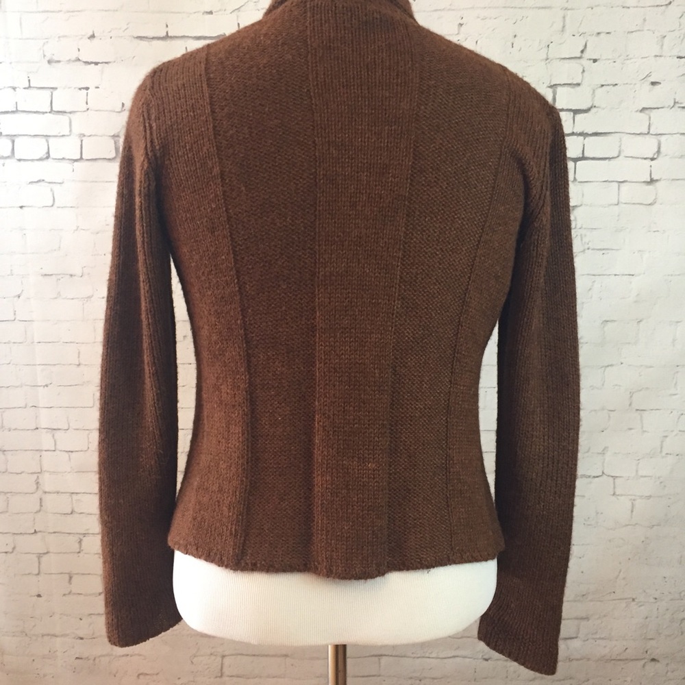Eileen Fisher Alpaca Silk Cardigan PM - Picture 4 of 8